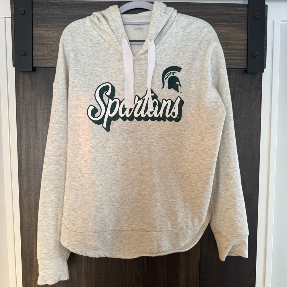 Gray Spartans Hoodie